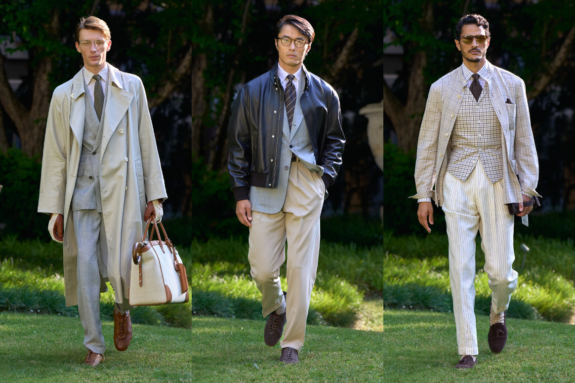 Dunhill FS26 collection at the Milan Men's fashion week
