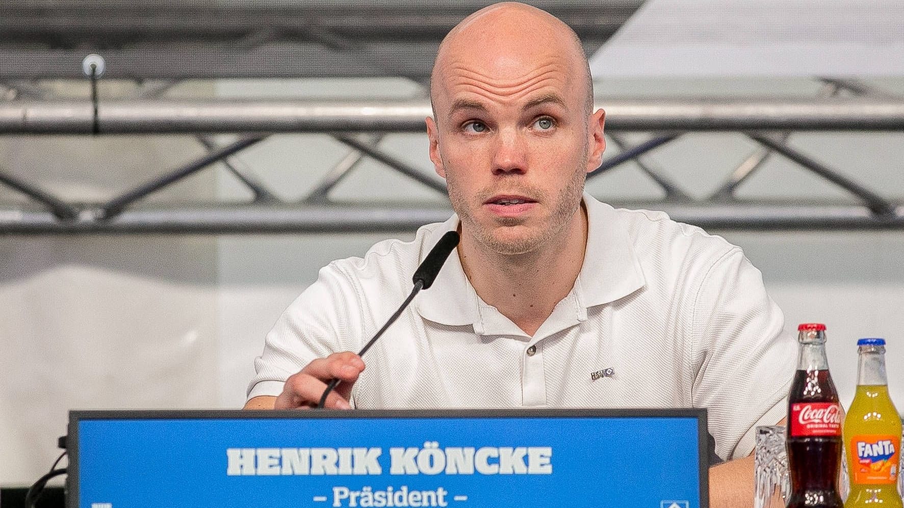 Henrik Köncke at the general meeting: The ex-Ultra has been the new HSV president since Saturday.