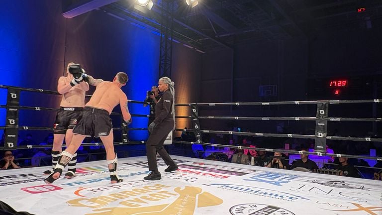 During his competition, Joris not only hands out hits, but also has to collect them (photo: Imke van de Laar)