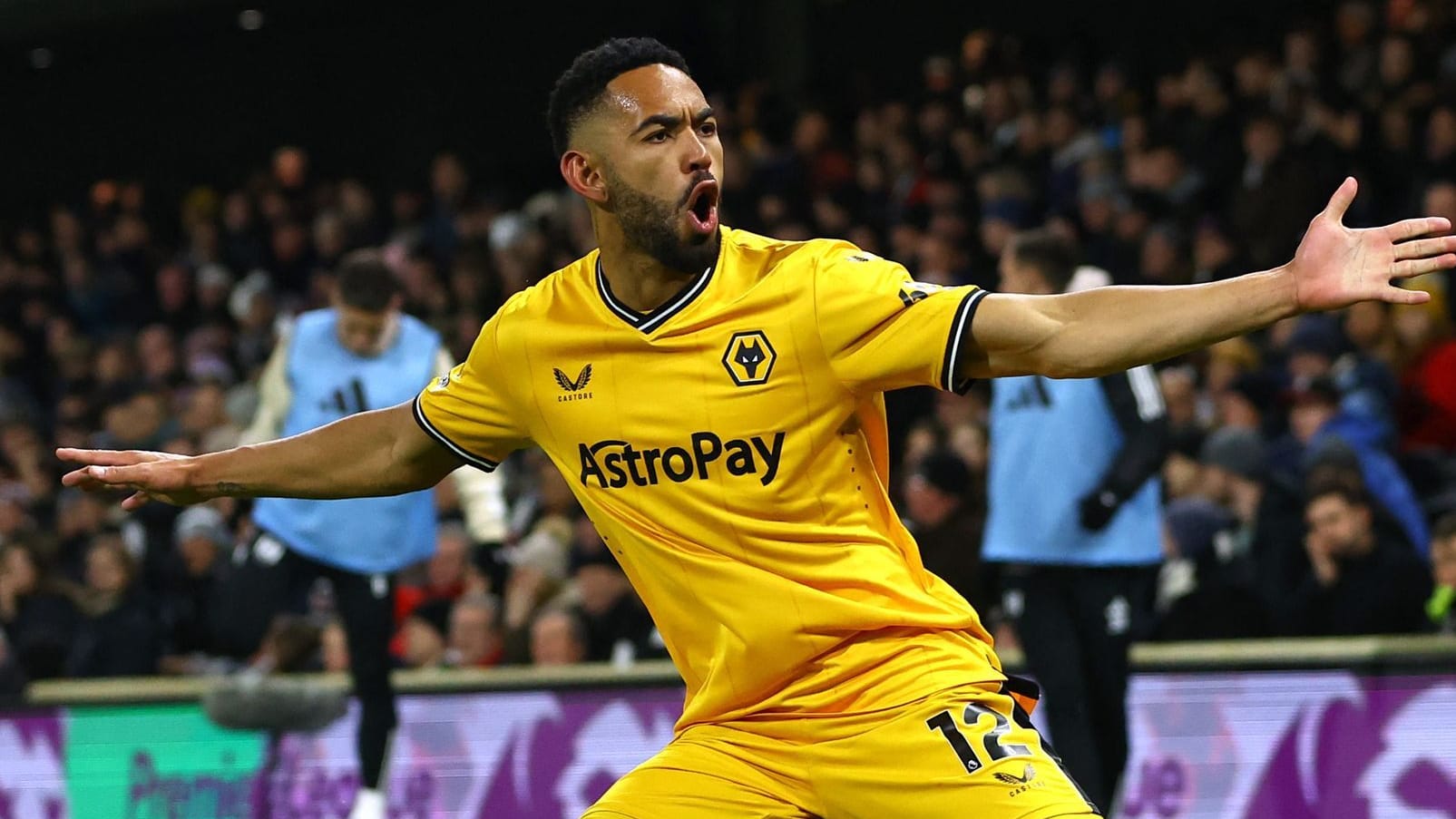Matheus Cunha: The former Herthaner scored the 1-1 for the Wolves against Fulham.