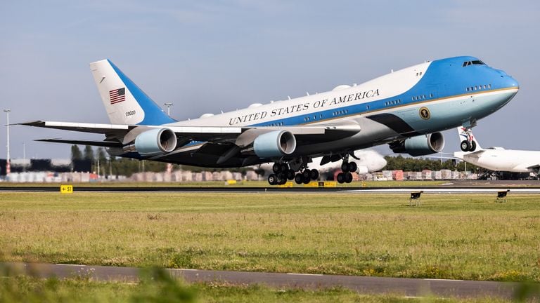 The photo of the Air Force One who would rather have taken Storm itself (photo: ANP)