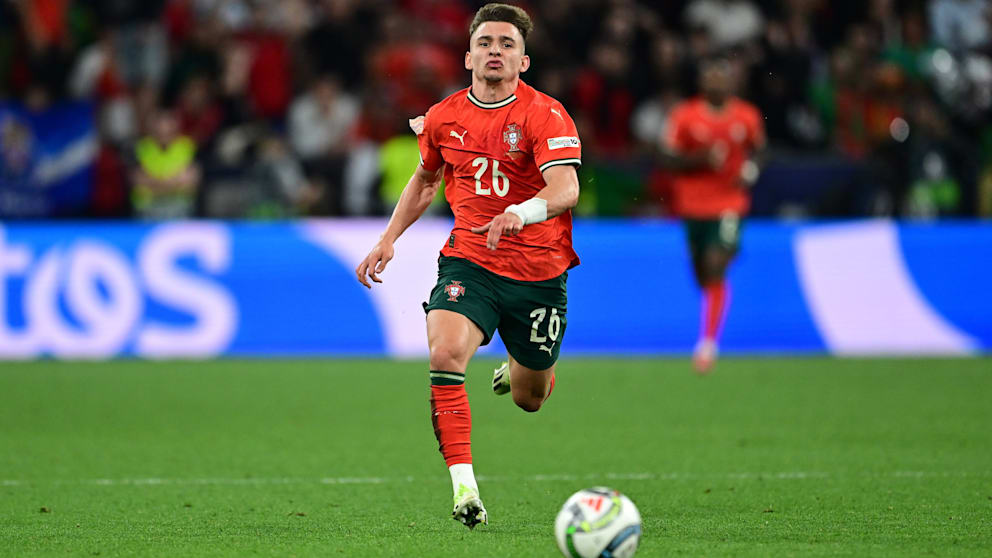 Francisco Conceição (22) traf für Portugal das 1:1