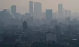 Image of Smog from Mexico-City. Fine dust is responsible worldwide for 90 percent of the deaths due to air pollution.