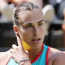 Aryna Sabalenka in the Steffi-Graf Stadion