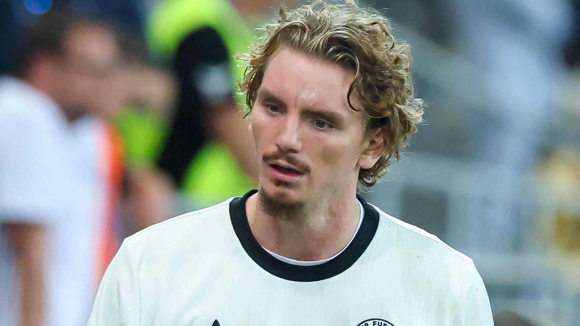 Worried look? DFB scorer Nick Woltemade has been playing a strong European championship so far.