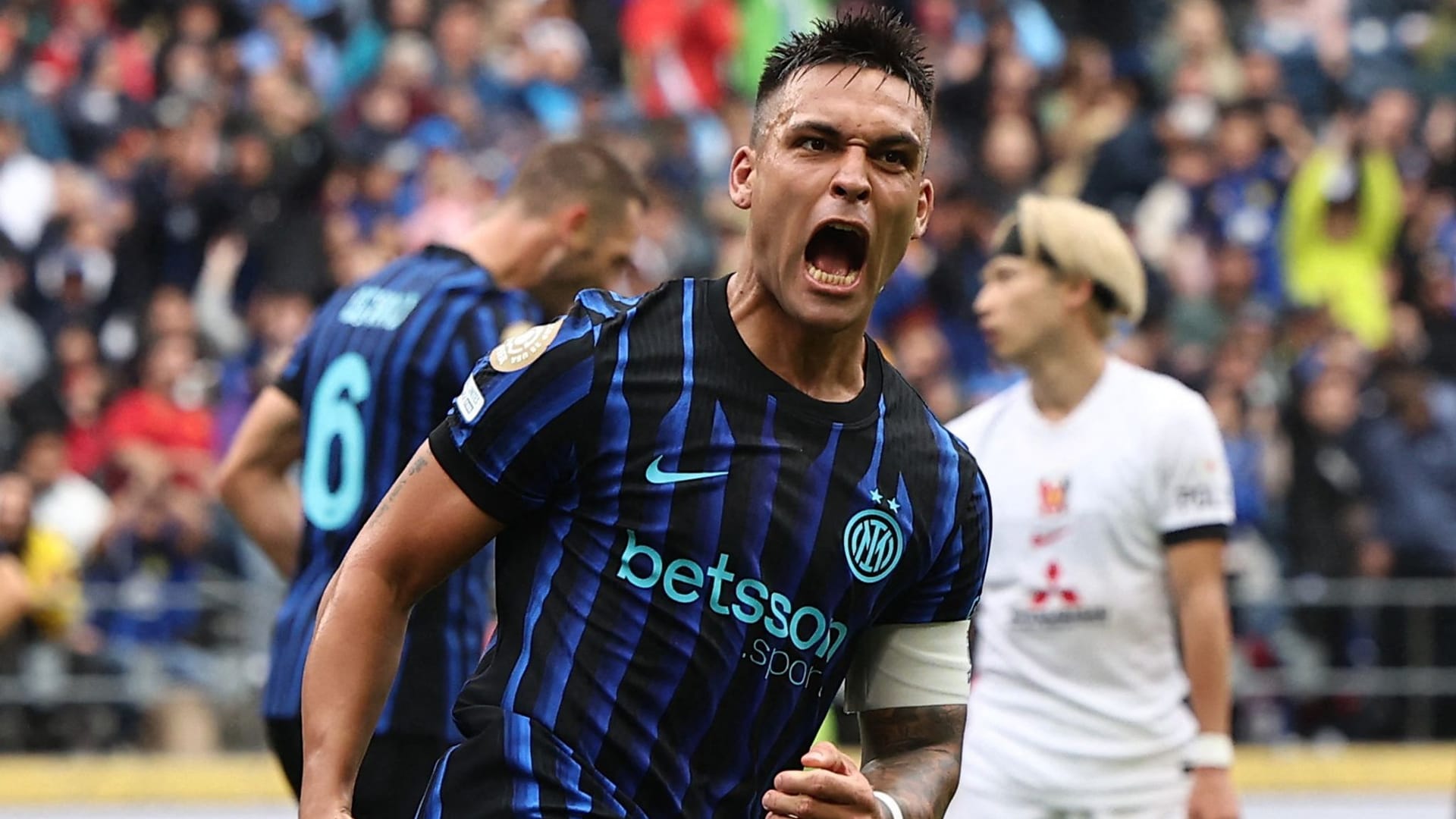 Get Inters victory with his goal: Lautaro Martínez cheered in the game against Urawa.