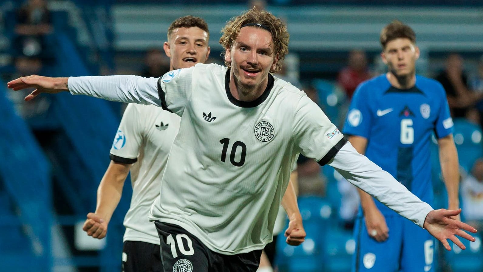 Dreierpack: Nick Woltemade has already scored 10 goals in 14 U21 international matches.