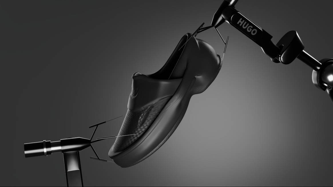 Hugo Forward X Zellerfeld 3D printed loafer