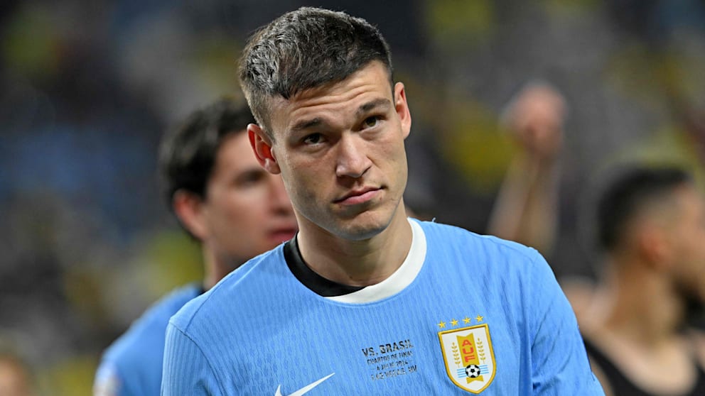 Manuel Ugarte (24) bei der Copa America 2024 im Uruguay-Dress