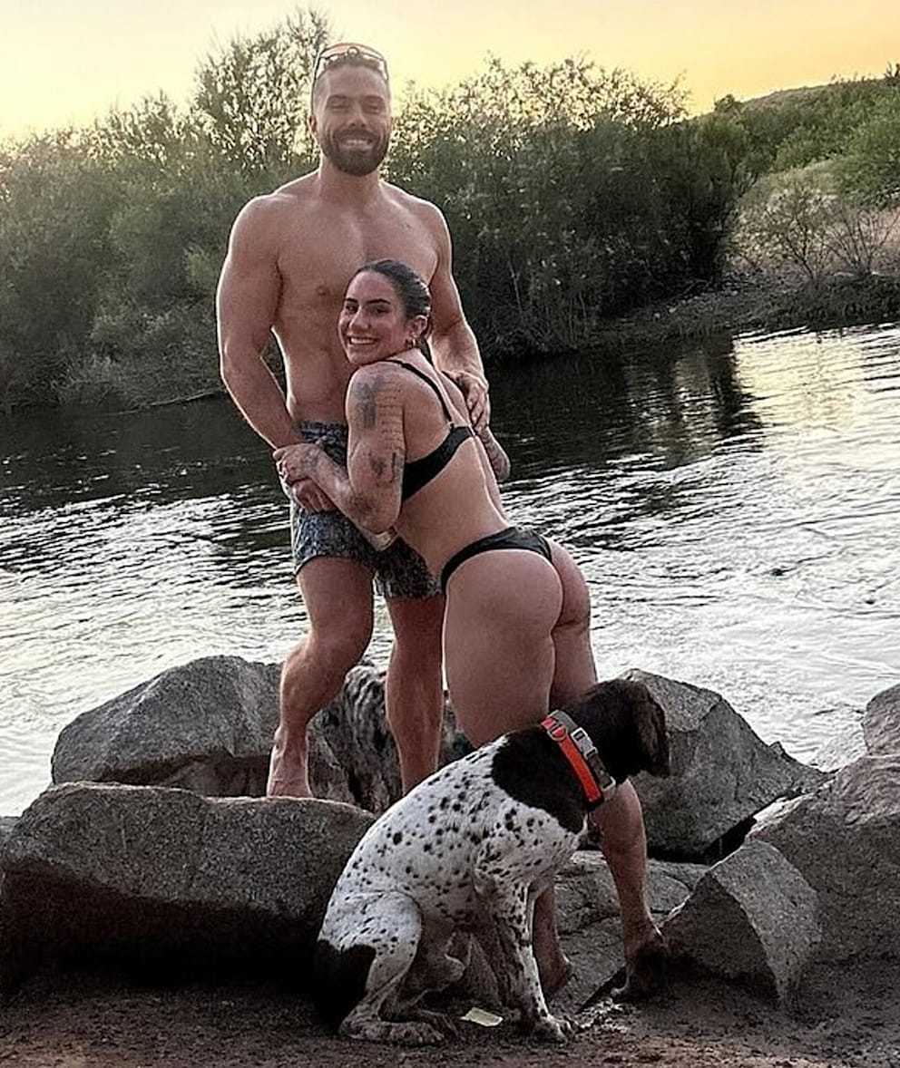 Cohen mit Tristan Hamm, ebenfalls Boxer und Influencer