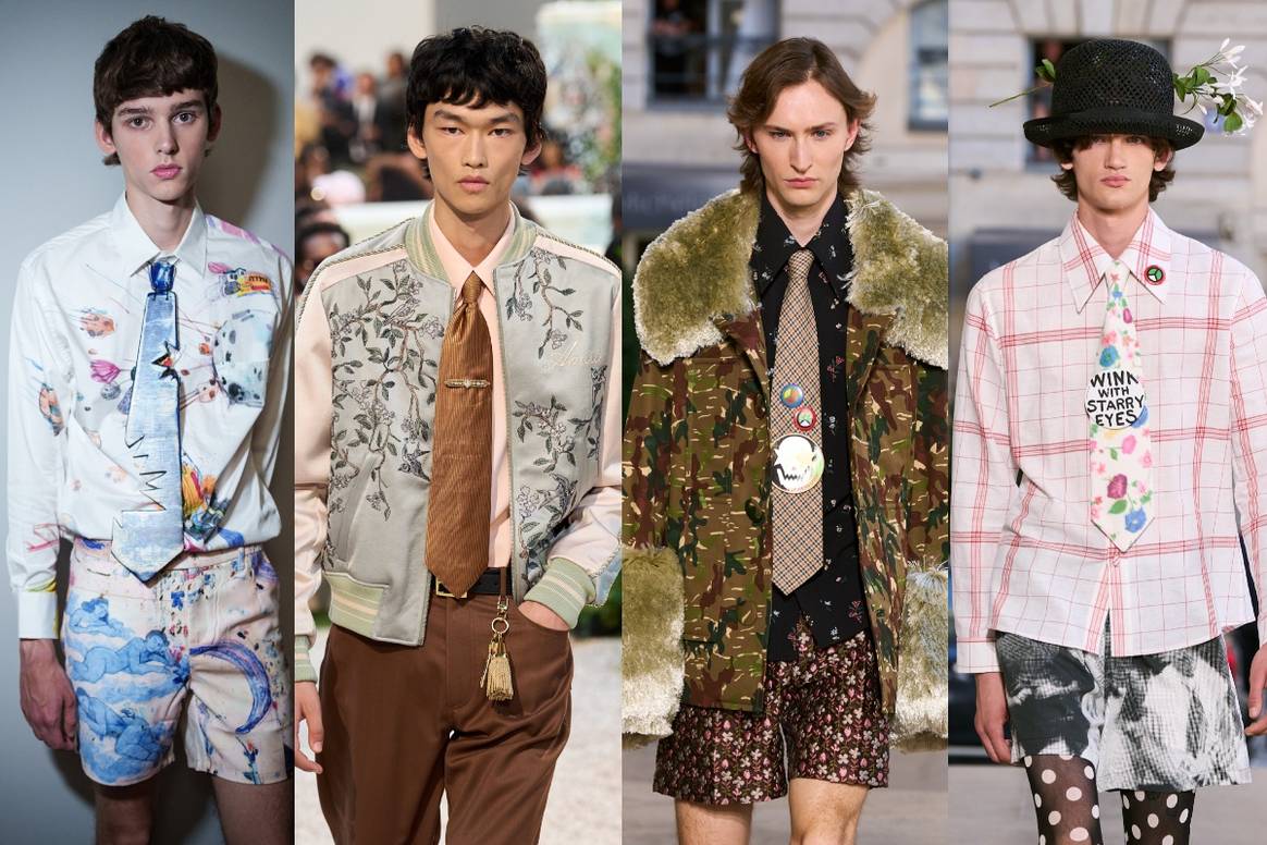 Kidsuper, Amiri and Walter van Beirendonck (both right)