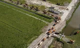 Air image of a biodynamic care farm between Delft and Pijnacker-Nootdorp. 