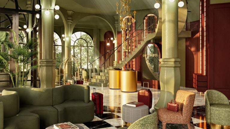 And the hotel lobby (image: Efteling).