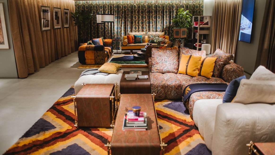 The Etro Home showroom in Tokyo
