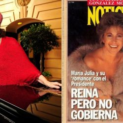 Graciela Borges and her version on the news cover with María Julia Alsogaray | Photo: CEDOC