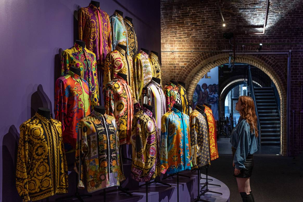 Gianni Versace Retrospective in the Arches London Bridge