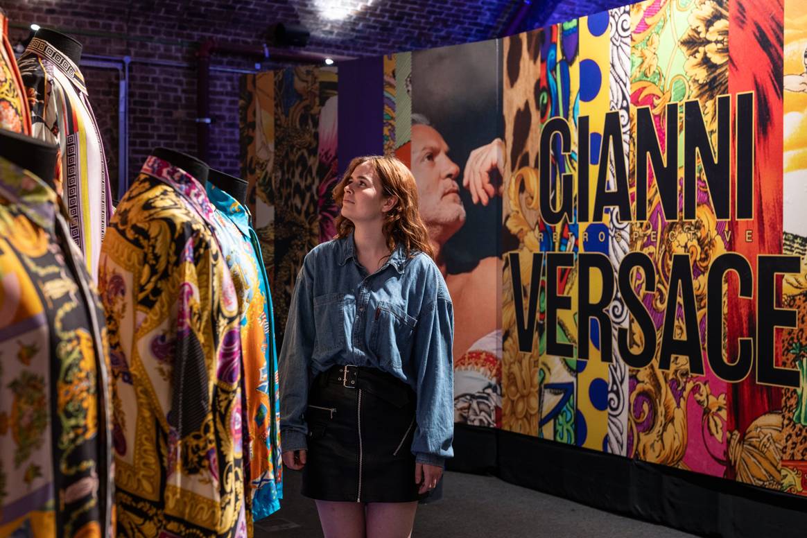 Gianni Versace Retrospective in the Arches London Bridge