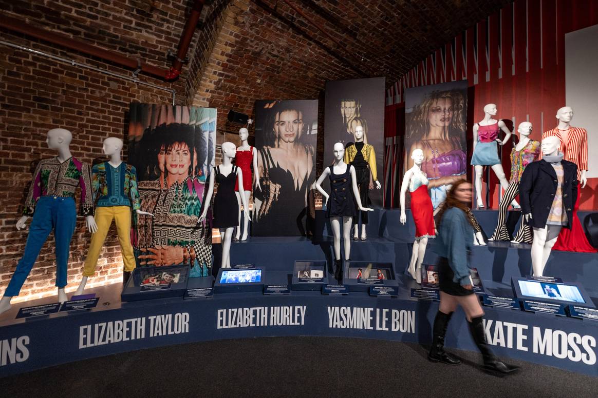 Gianni Versace Retrospective in the Arches London Bridge