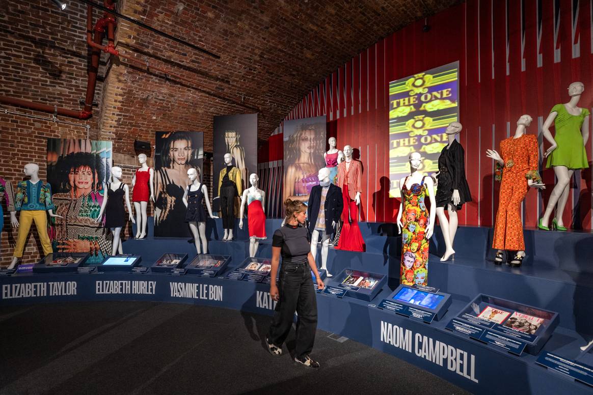 Gianni Versace Retrospective in the Arches London Bridge