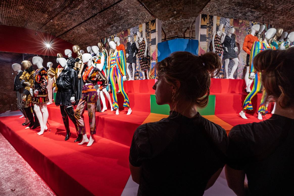 Gianni Versace Retrospective in the Arches London Bridge