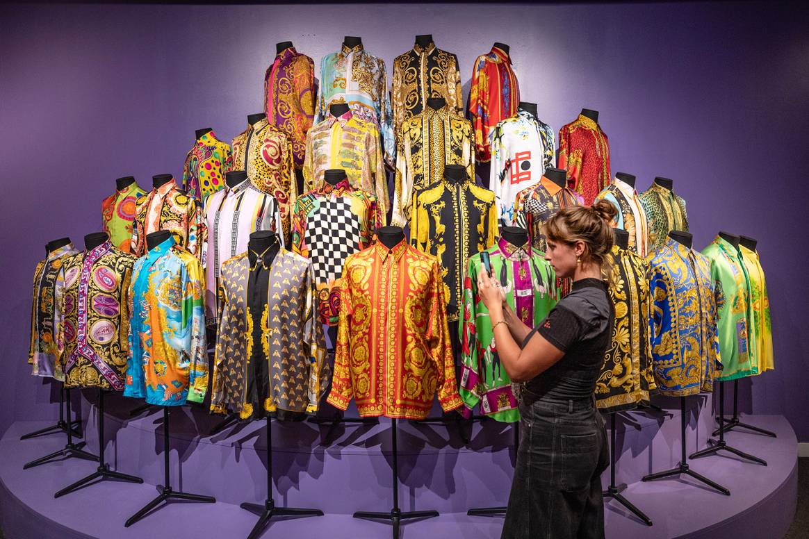 Gianni Versace Retrospective in the Arches London Bridge