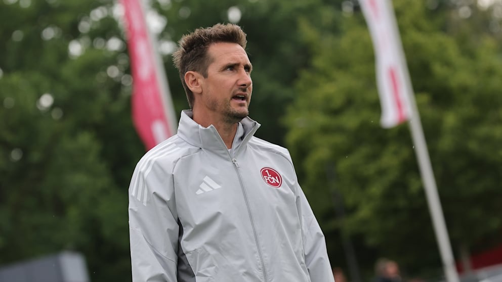 Ex-Weltmeister Miroslav Klose (47) ist seit Juli 2024 Trainer beim 1. FC Nürnberg
