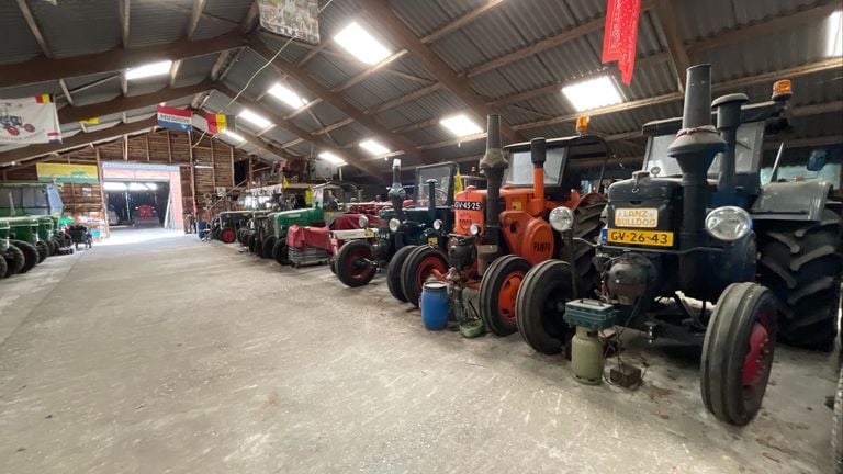 Jan's tractor collection (photo: Raymond Merkx).