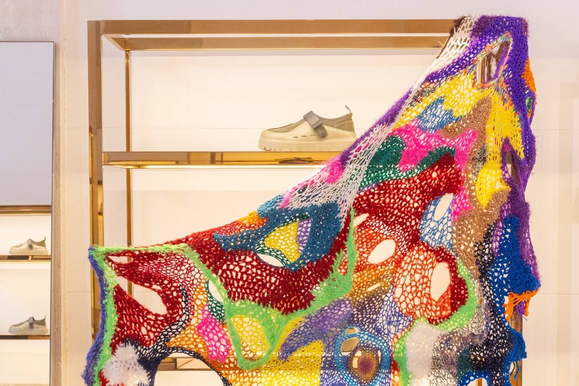 Installation at UGG event in Trani-Store