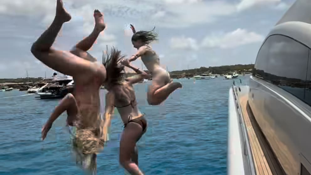 Alisha Lehmann nach der EM | Salto von einer Yacht auf Ibiza