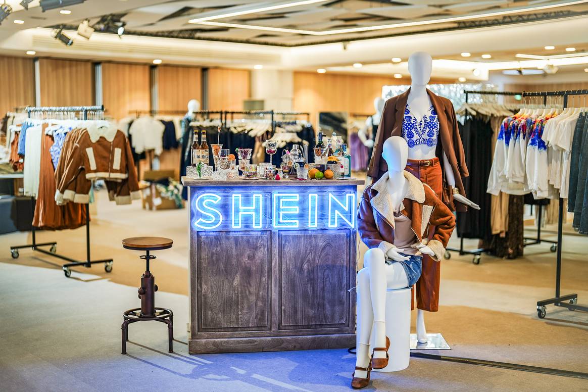 Shein pop-up store in Marseille, October 2024.