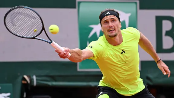 Alexander Zverev at the French Open