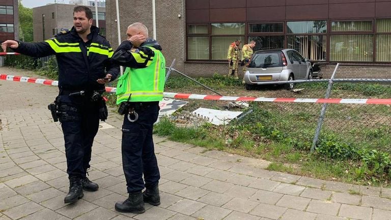 Havoc after the accident by spin