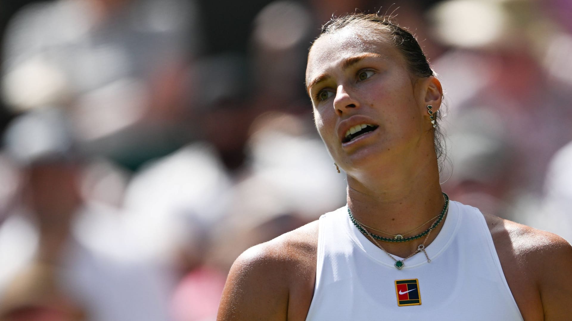 Aryna Sabalenka: She threw from the tournament in the quarter -finals Laura Siegemund.