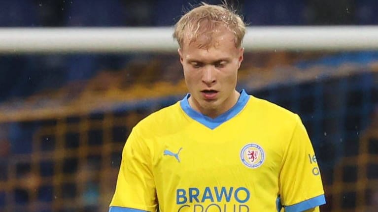Linus Queißer is on the lawn: The young center forward so far has played two missions for the BTSV professionals.