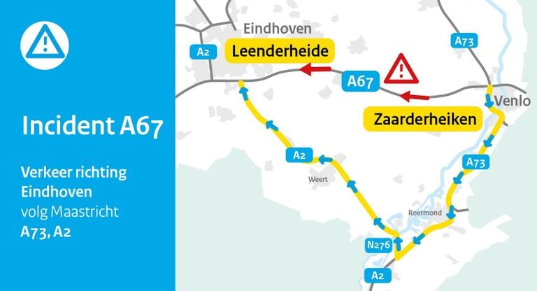 Image: X/Rijkswaterstaat traffic information.