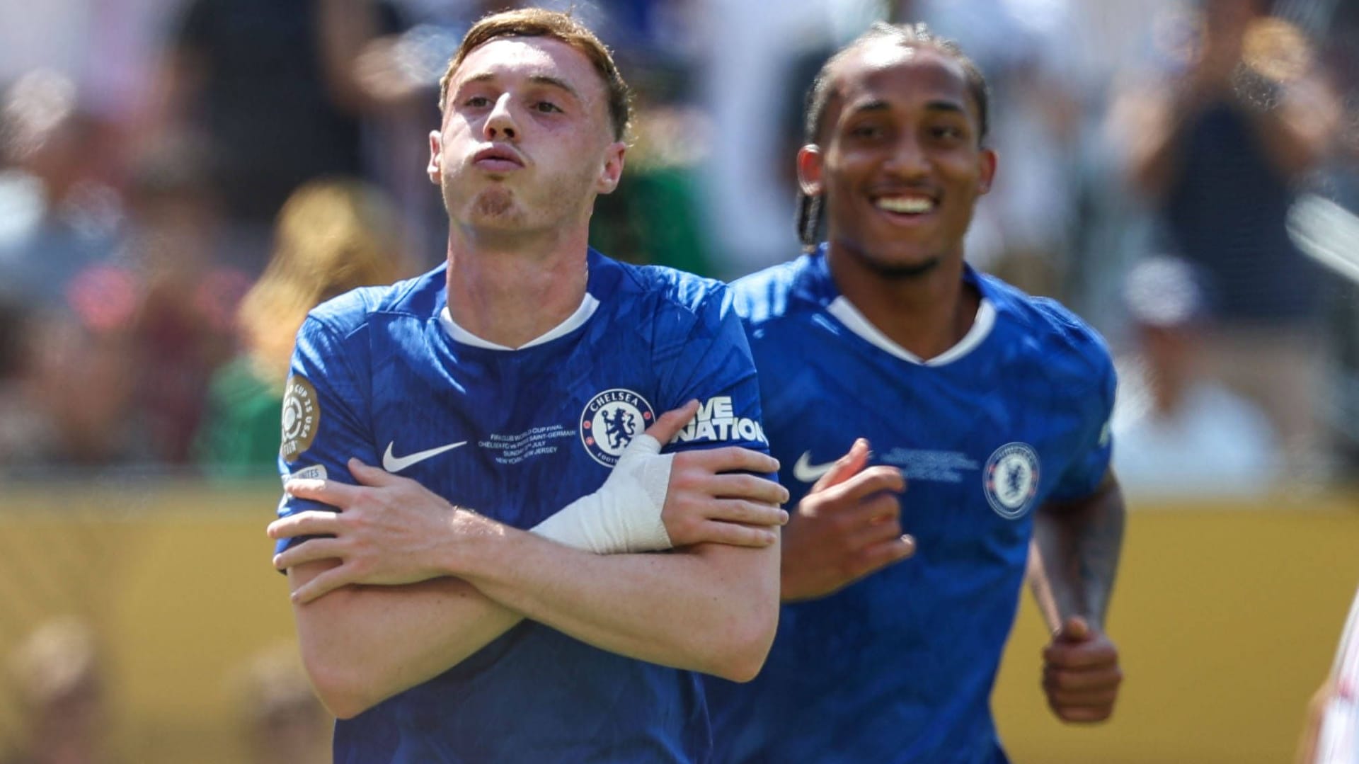 Cole Palmer (front) hit twice: Chelsea's victory against Paris came as a surprise to many.
