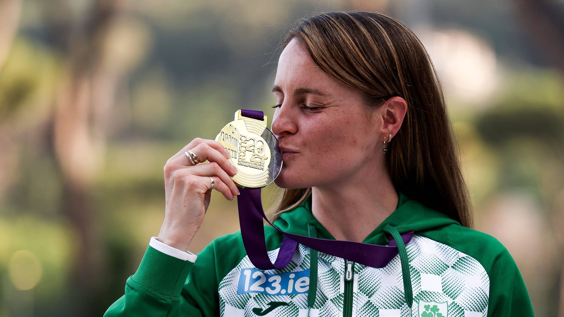 Ciara Mageean with her EM gold medal: she has to struggle with health problems.