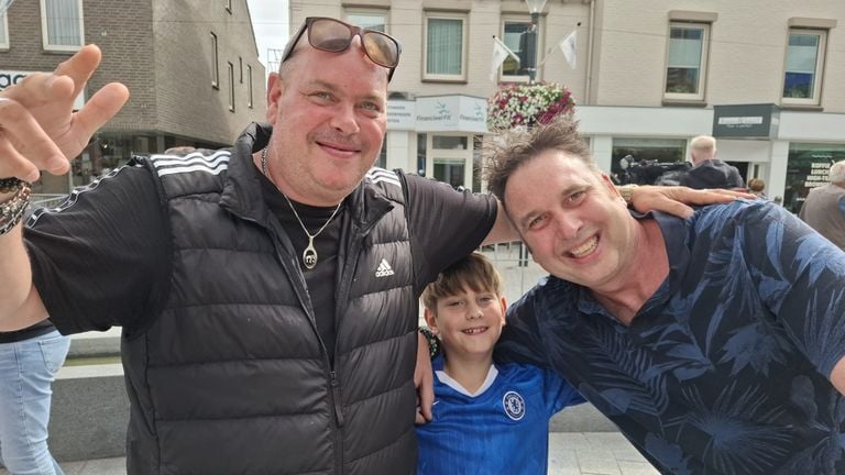 The friends from Sint Anthonis at the day after the Tour (photo: Leon Voskamp).