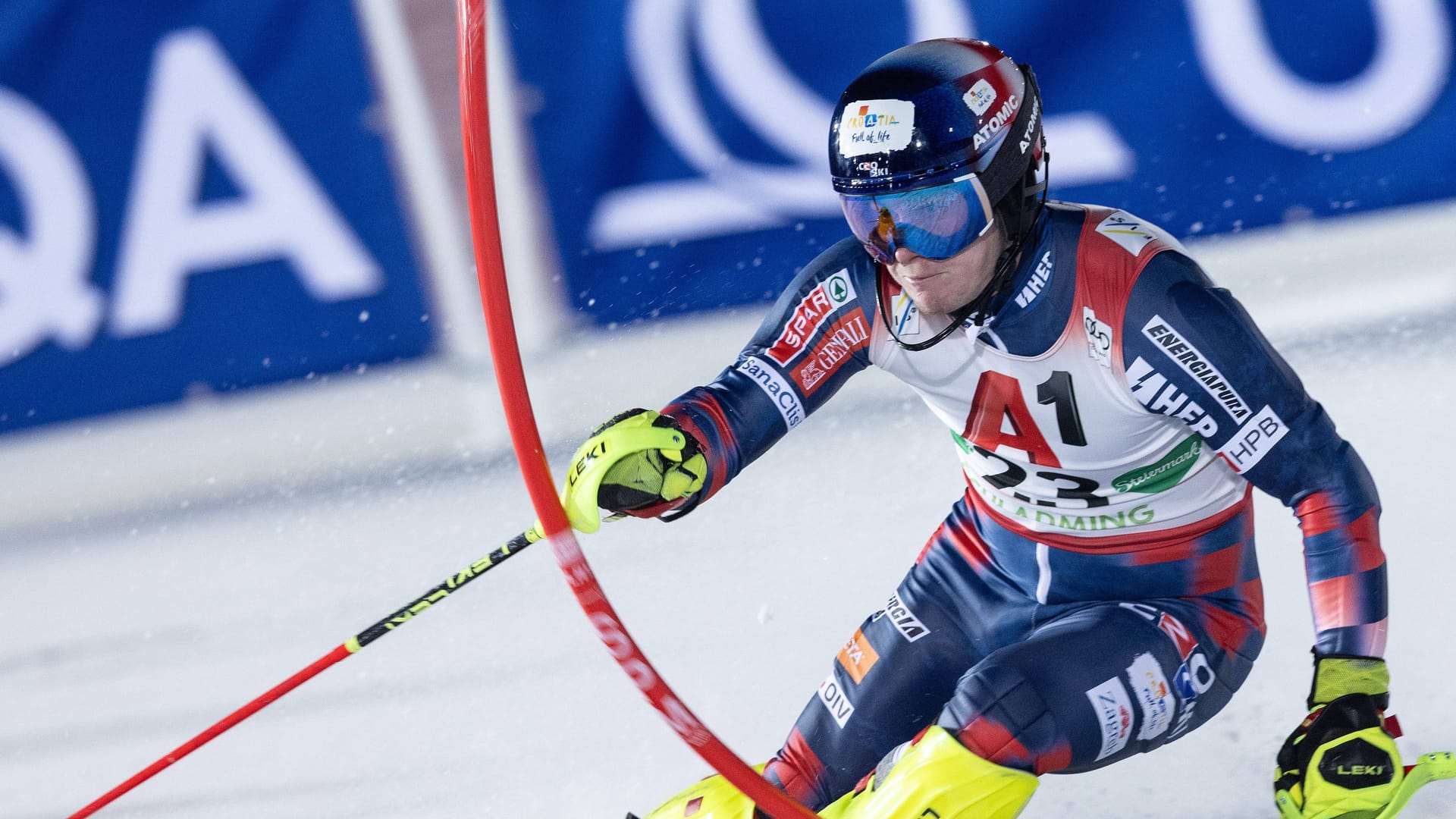 Filip Zubčić: He became sixth in the slalom in Croatia in March.