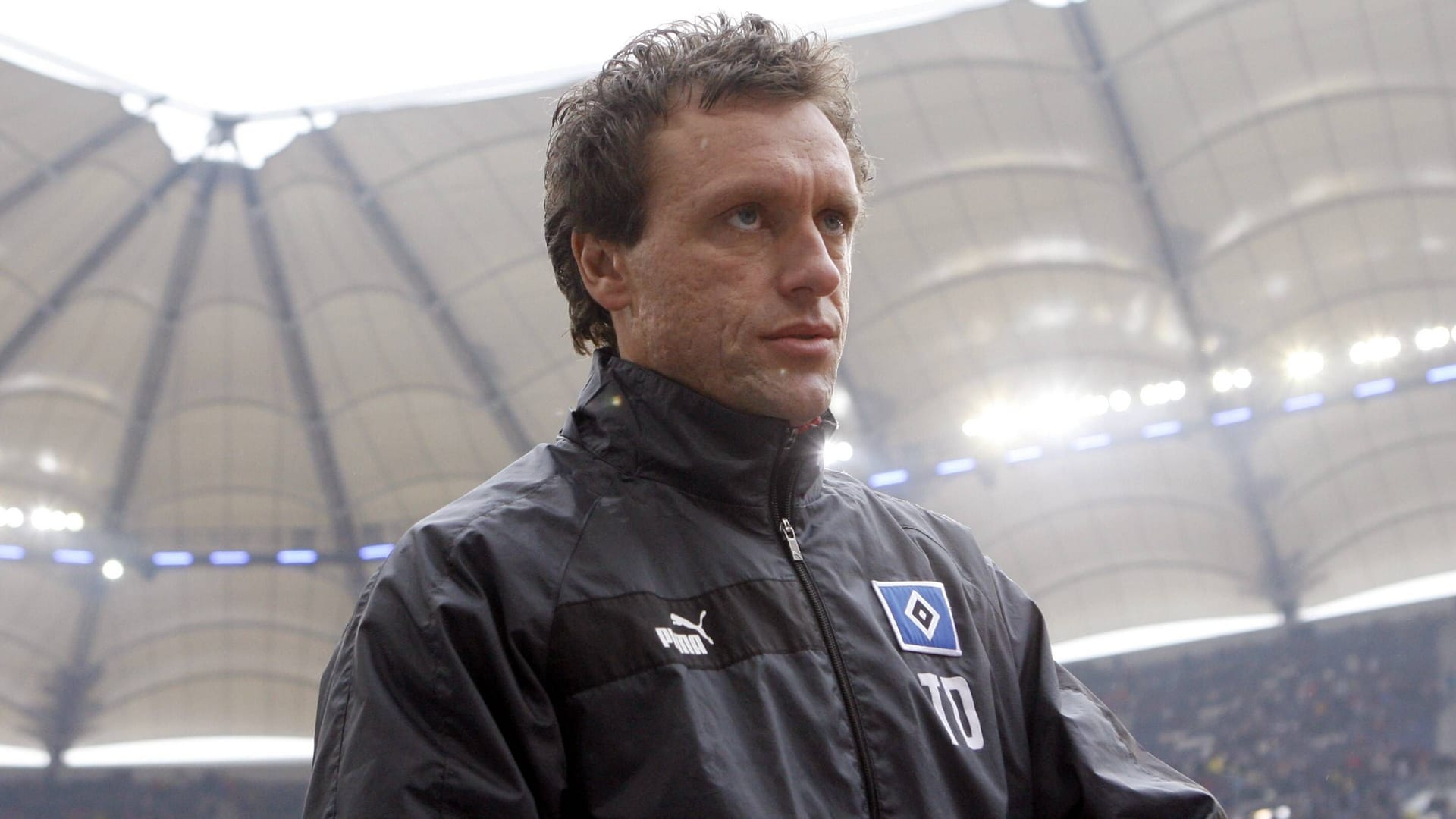 Thomas Doll in the Volksparkstadion (archive picture): The 59-year-old now trained HSV from October 2004 to the end of January 2007.