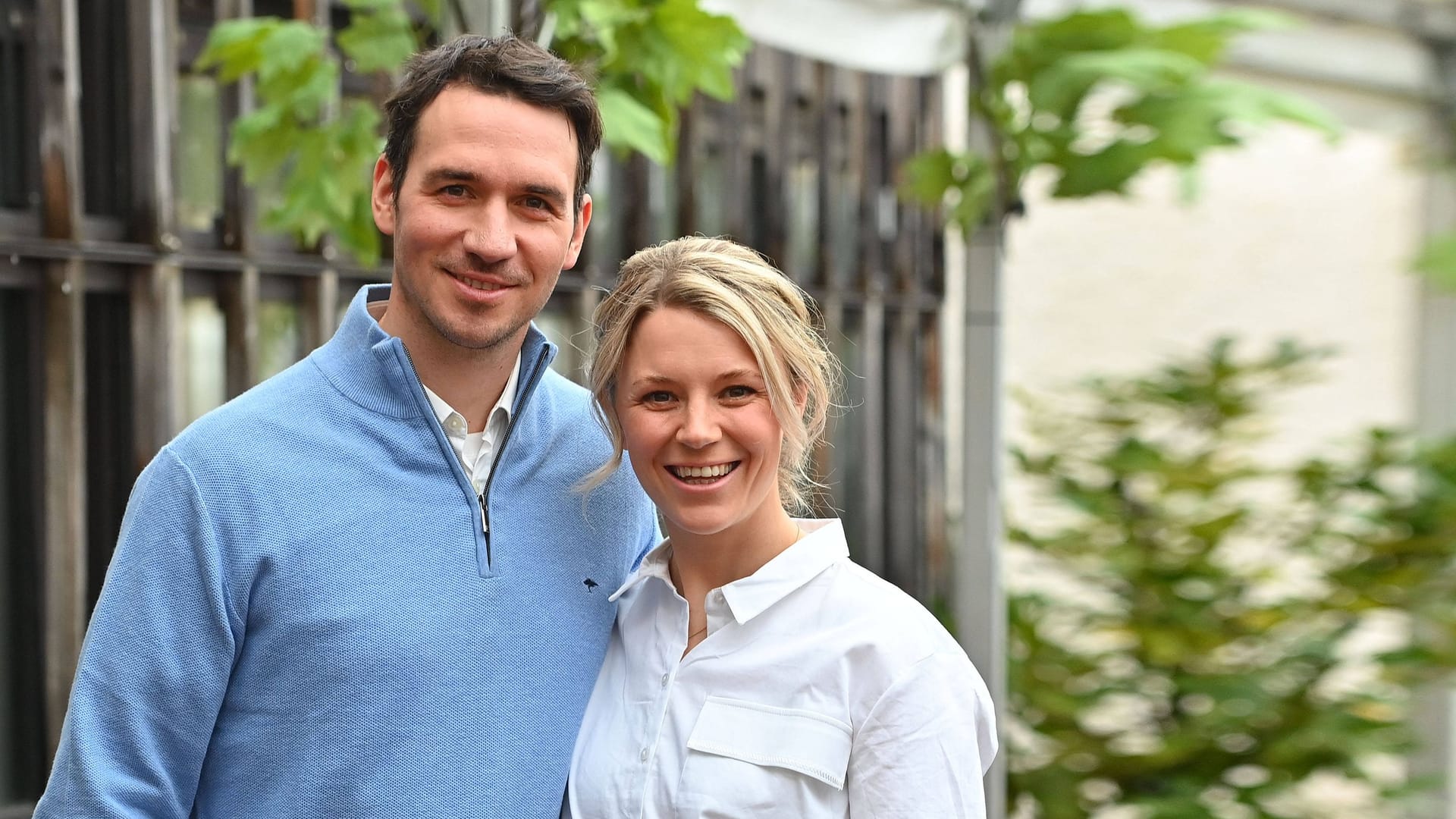 Felix Neureuther and wife Miriam Neureuther: he used to be a ski racer, she was active as a biathlete.