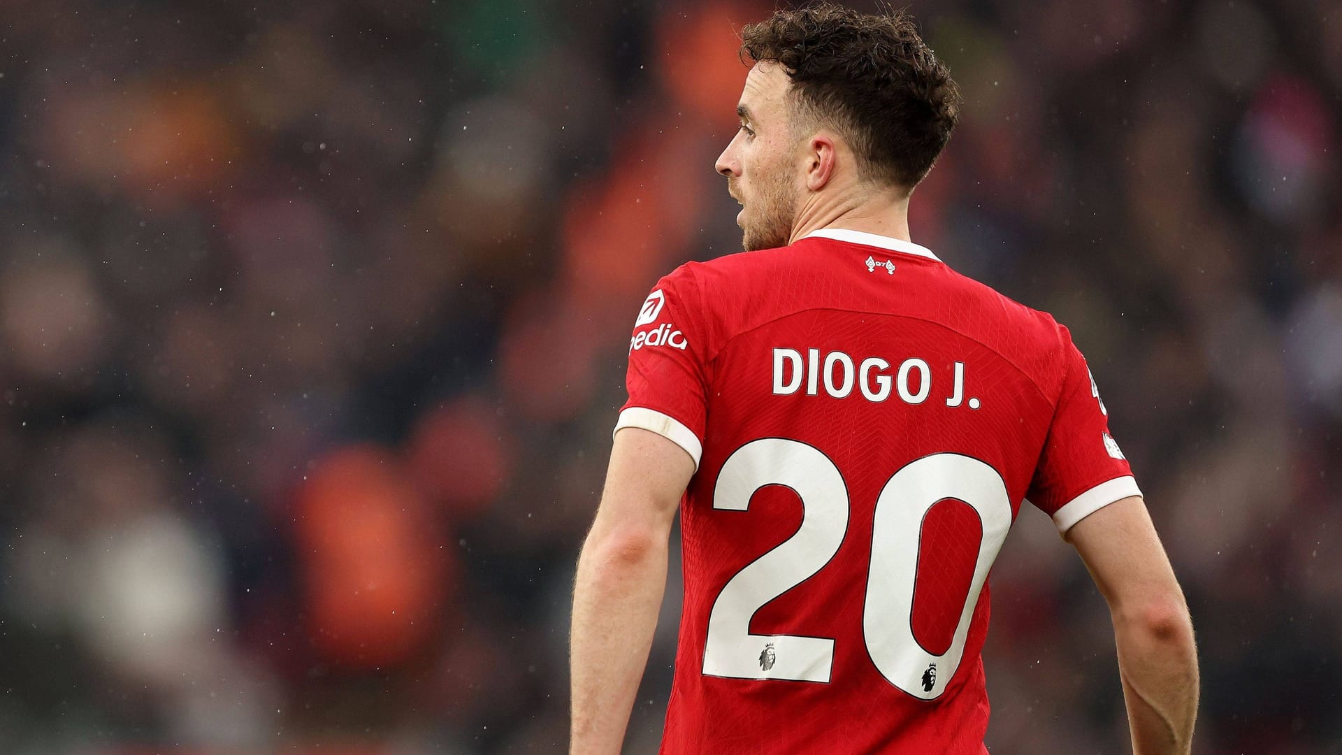 Diogo Jota in his jersey with number 20: the number will no longer wear the number.
