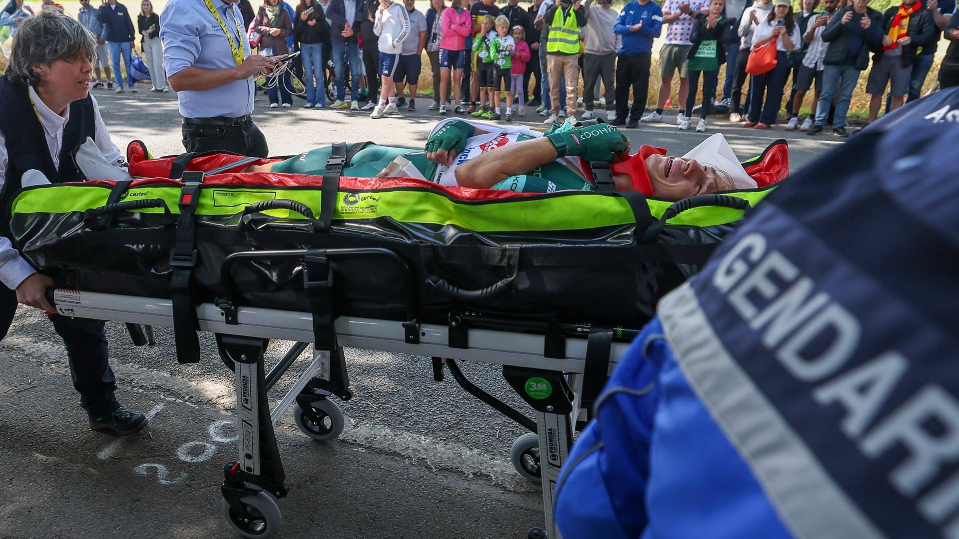 Tour de France: Jasper Philipsen was removed on a couch.