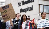 Doctors demonstrated last Thursday in London for more wages and against the high workload.