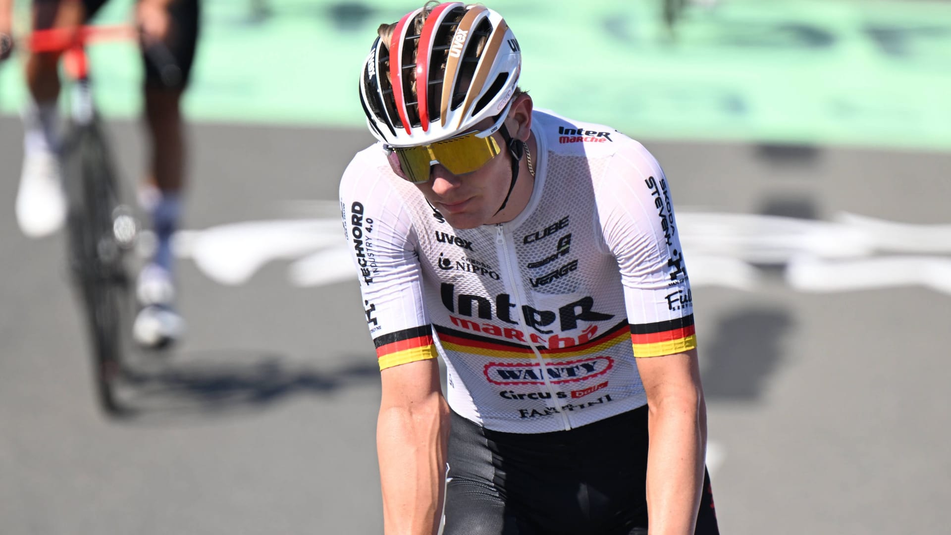 Georg Zimmermann at this year's Tour de France: the Augsburger is considered a mountain specialist.