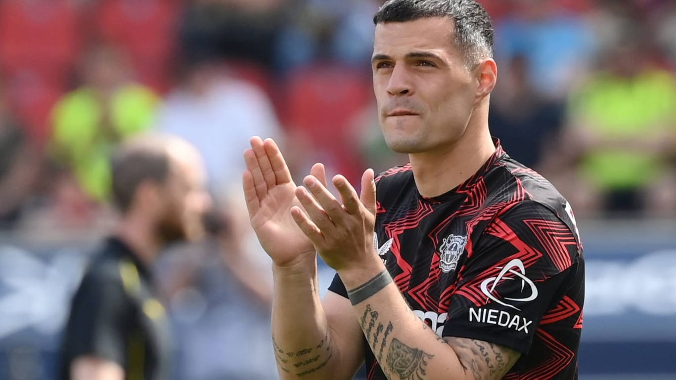 Granit Xhaka: The Leverkusen midfield chief wants to move to England.