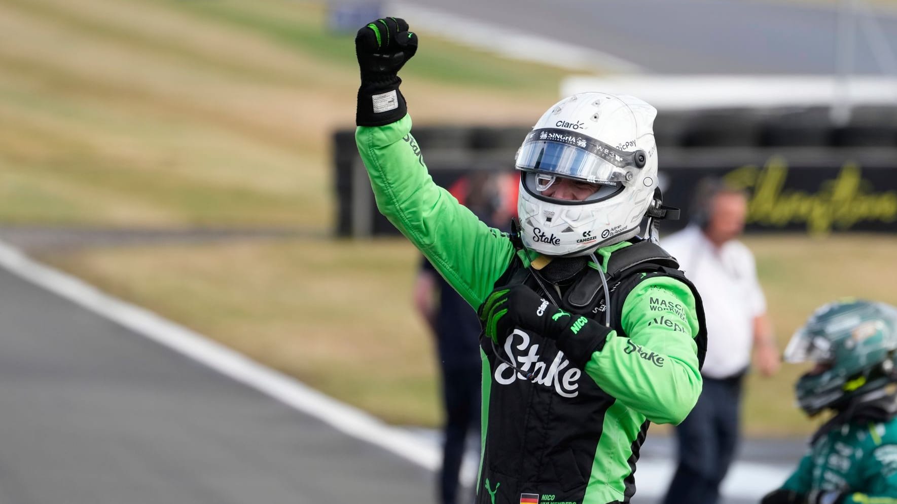 Nico Hülkenberg cheered: For the first time in his career, he made it to the podium in Formula 1.