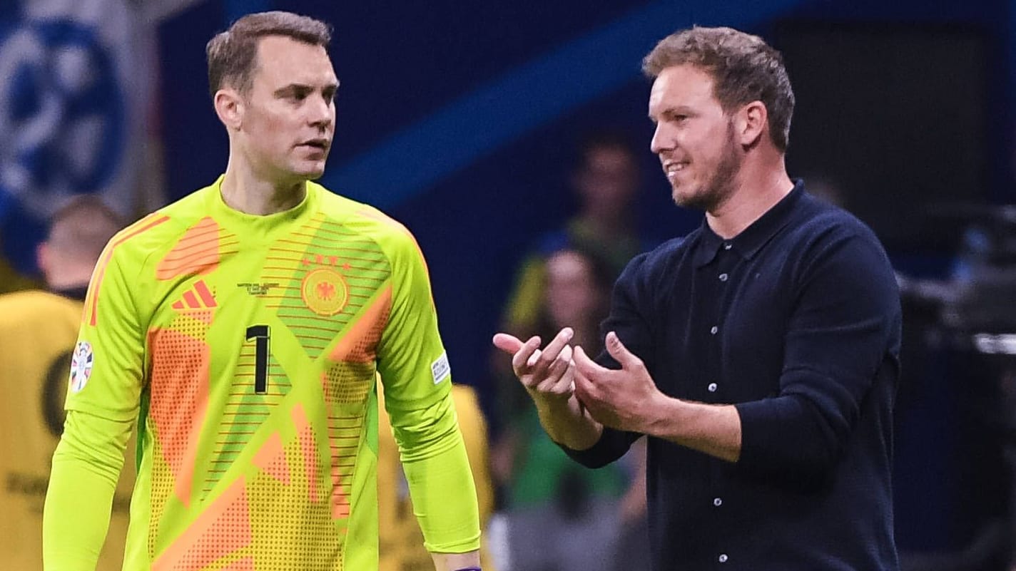 Manuel Neuer (left) In addition to Julian Nagelsmann: The EM 2024 was the last joint project at the DFB.