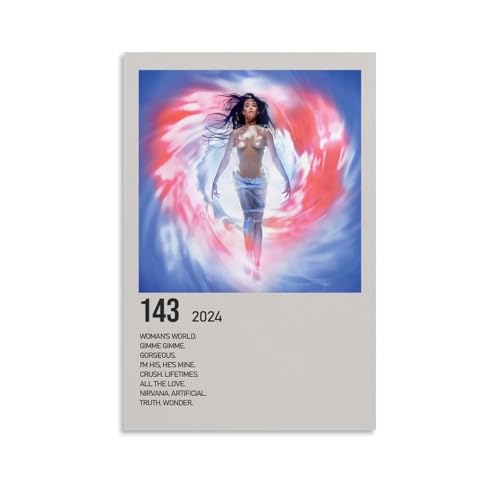 Maplecaroov Katy Perry Album 143 poster, wall art, canvas, aesthetic poster, painting, decoration for living room, bedroom, elegant poster, 30 x 45 cm, unfamel style