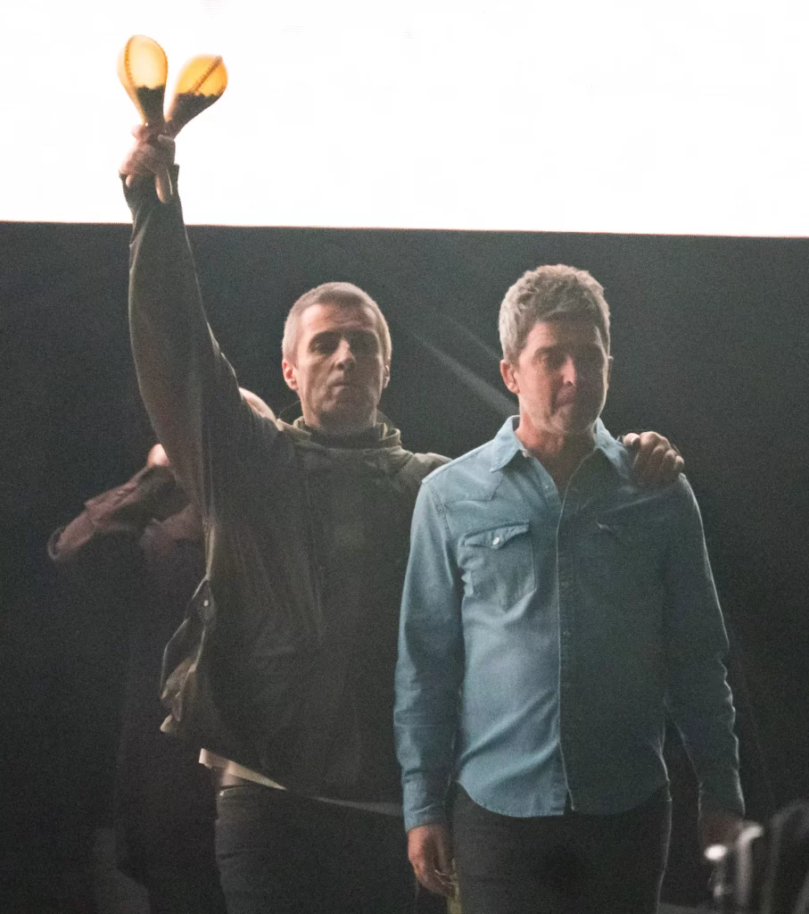 Liam and Noel Gallagher reconciled on stage at the Oasis Reunion concert 2025